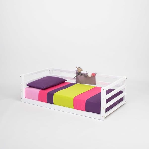 Montessori-lattiasänky Montessori-pikkulapsen lattiasängyn runko queen-kokoinen päiväsänky täysikokoinen lasten puusängyn runko Pikkulapsen sänkyn run
