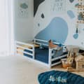 Miniatyrbild 4 av 11: Montessori spjälsängsram för barn dubbelsäng, Montessori golvsäng dagbäddsram fullstorlek Barnsäng i trä Spjälsängsram för barnsäng, ettårspresent
