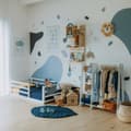 Miniatyrbild 2 av 11: Montessori spjälsängsram för barn dubbelsäng, Montessori golvsäng dagbäddsram fullstorlek Barnsäng i trä Spjälsängsram för barnsäng, ettårspresent