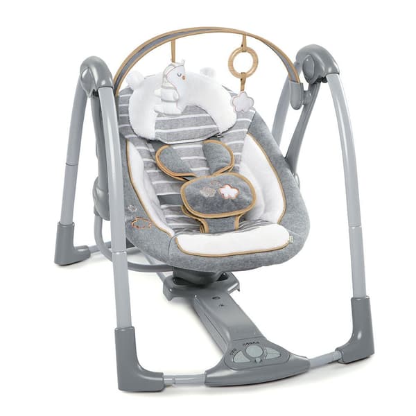 Ingenuity Riippumatto Swing´n Go Bella Teddy™ Harmaa
