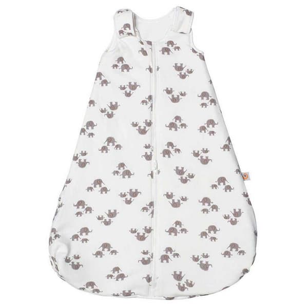 Ergobaby Sovepose Tog On The Move 1.0 Elefanter Hvid 6-18 Months