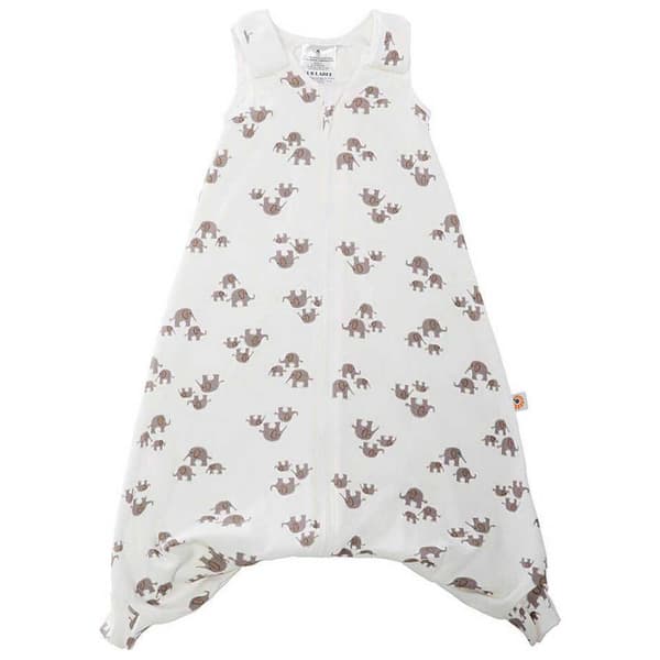 Ergobaby Sovepose Tog On The Move 1.0 Elefanter Hvid 6-18 Months