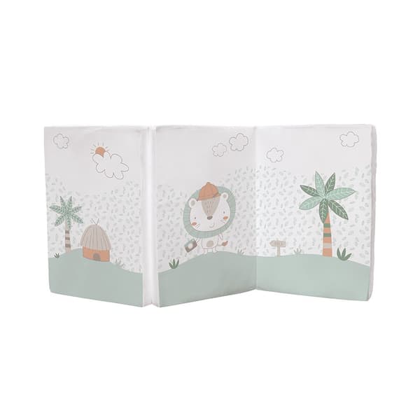 Kikkaboo Sammenfoldelig Madras 60/120/5 Cm Jungle King Beige