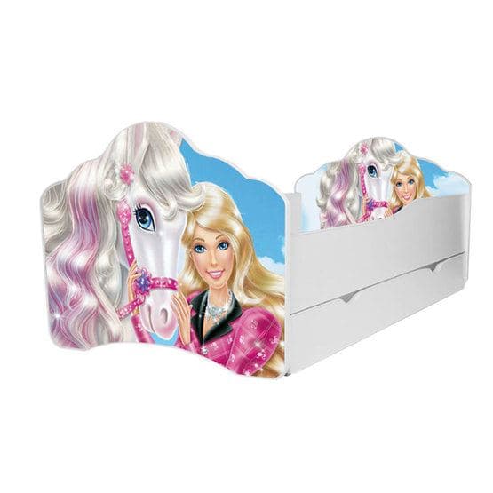 Børneseng - Fala Med Madras - Barbie - 140 x 70 Cm