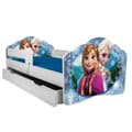 Miniatyrbild 3 av 3: Barnsäng - Fala Med Madrass - Anna Och Elsa 2 - 160 x 80 Cm
