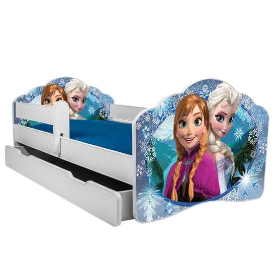 Barnsäng - Fala Med Madrass - Anna Och Elsa 2 - 160 x 80 Cm