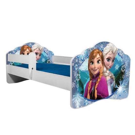 Barnsäng - Fala Med Madrass - Anna Och Elsa 2 - 160 x 80 Cm