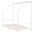 Miniatyrbillede 3 af 9: sengeramme til juniorseng 80x200 cm massivt fyrretræ hvid
