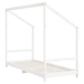 Miniatyrbillede 6 af 9: sengeramme til juniorseng 80x200 cm massivt fyrretræ hvid