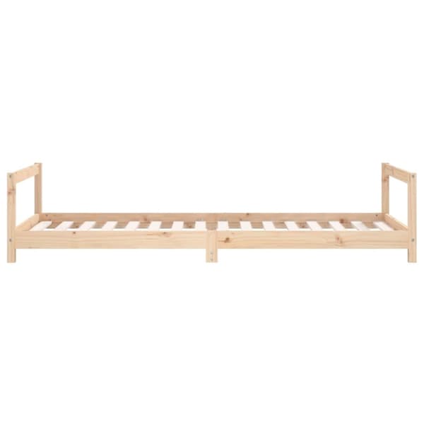 Sängram för barnsäng 90x200 cm massiv furu