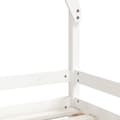 Miniatyrbillede 7 af 9: sengeramme til juniorseng 70x140 cm massivt fyrretræ hvid