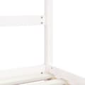 Miniatyrbillede 7 af 9: sengeramme til juniorseng 90x190 cm massivt fyrretræ hvid