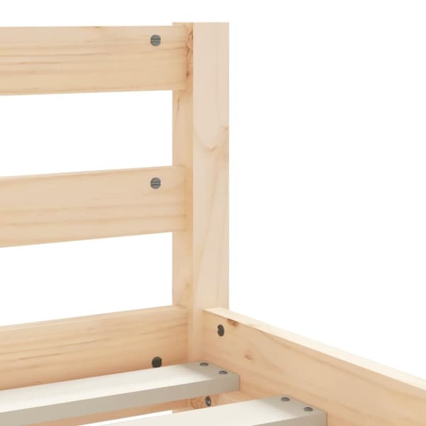 sengeramme til juniorseng m. skuffer 90x190 cm massivt fyr