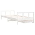 Miniatyrbillede 7 af 10: sengeramme til juniorseng m. skuffer 90x200 cm massivt fyr hvid