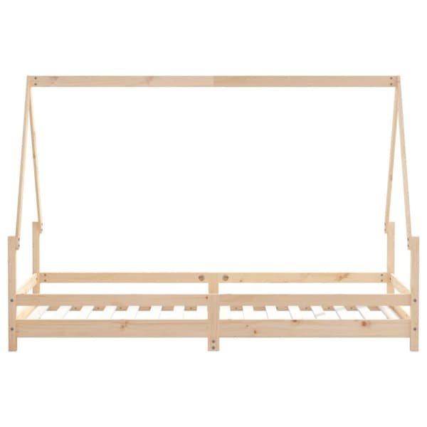 Sängram för barnsäng 80x200 cm massiv furu