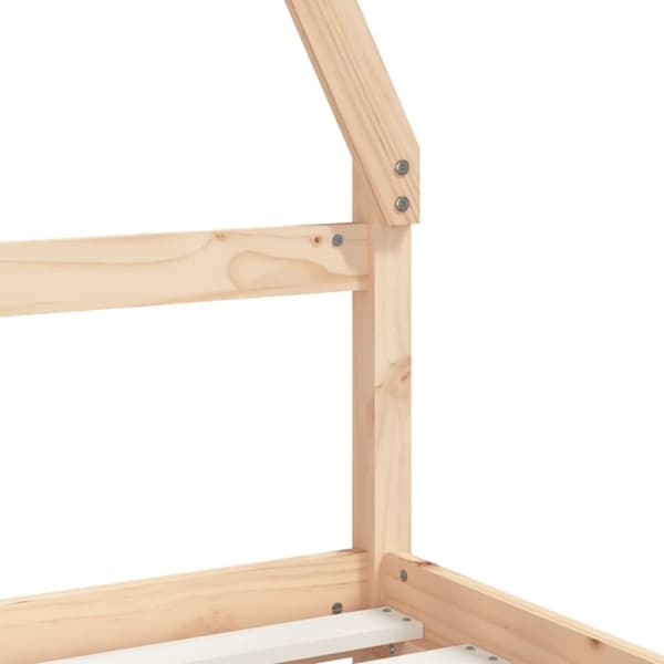 sengeramme til juniorseng m. skuffer 90x190 cm massivt fyr