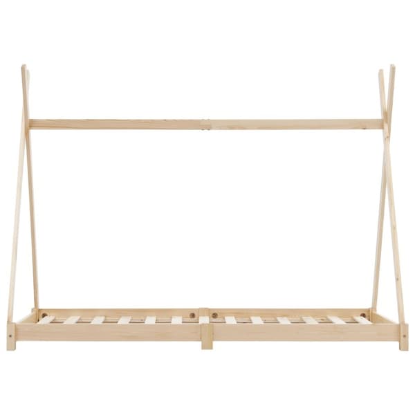 sengestel til børneseng 90 x 200 cm massivt fyrretræ