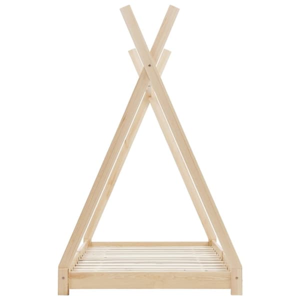 sengestel til børneseng 90 x 200 cm massivt fyrretræ