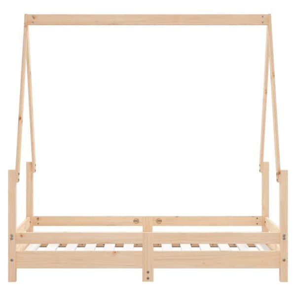Sängram för barnsäng 70x140 cm massiv furu