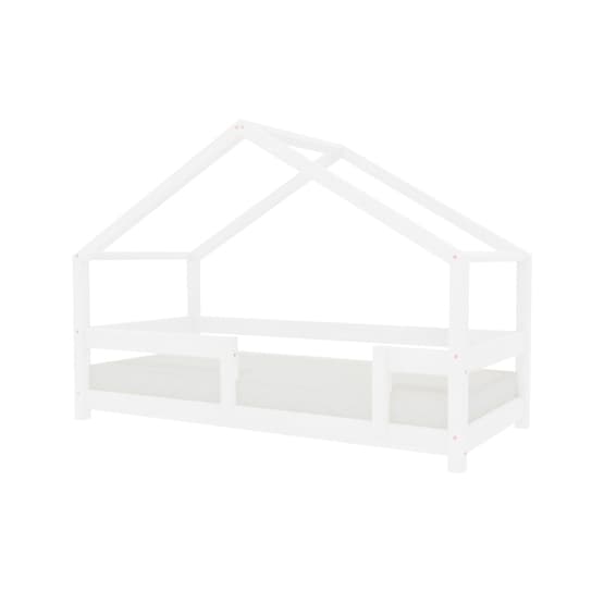 Benlemi - Hussäng Lucky Med Dubbel Skyddskant - 70x160 Cm - White