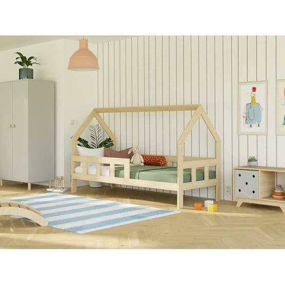 Benlemi - Husseng med beskyttende kant - Hegn - 90x200 Cm - Ubehandlet
