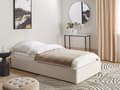 Miniatyrbilde 4 av 11: Seng Off-white Polstret 90 x 200 cm Med oppbevaring Uten sengegavl Lamellbunn Soverom Innredning Moderne design
