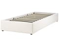Miniatyrbilde 6 av 11: Seng Off-white Polstret 90 x 200 cm Med oppbevaring Uten sengegavl Lamellbunn Soverom Innredning Moderne design