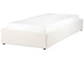 Miniatyrbilde 7 av 11: Seng Off-white Polstret 90 x 200 cm Med oppbevaring Uten sengegavl Lamellbunn Soverom Innredning Moderne design