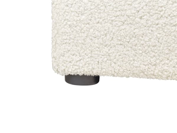 Seng Off-white Polstret 90 x 200 cm Med oppbevaring Uten sengegavl Lamellbunn Soverom Innredning Moderne design