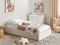 Miniatyrbilde 2 av 11: Seng Off-white Polstret 90 x 200 cm Med oppbevaring Uten sengegavl Lamellbunn Soverom Innredning Moderne design