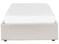 Miniatyrbilde 6 av 10: Seng Lys Beige Polstret 90 x 200 cm Med oppbevaring Uten sengegavl Lamellbunn Soverom Innredning Moderne design
