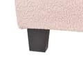 Miniatyrbilde 8 av 9: Super King Size-seng Lys rosa Boucle Lamellramme uten sengegavl 160x200 cm
