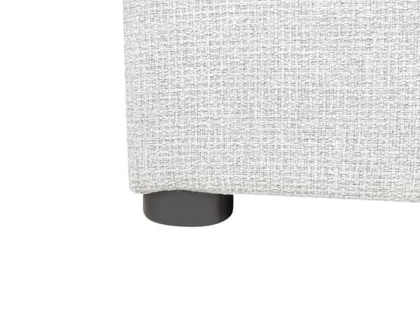 Seng lysegrå Polstret 90 x 200 cm Med oppbevaring Uten sengegavl Lamellbunn Soverom Innredning Moderne design