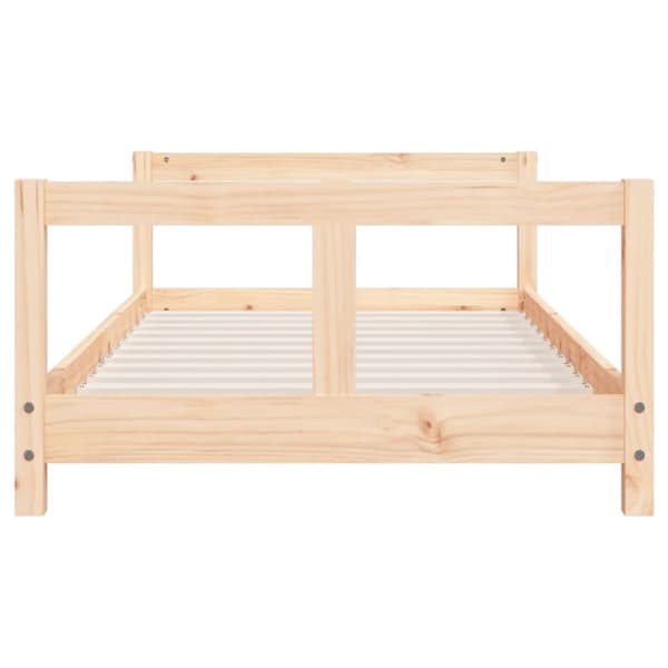 sengeramme til juniorseng 80x160 cm massivt fyrretræ