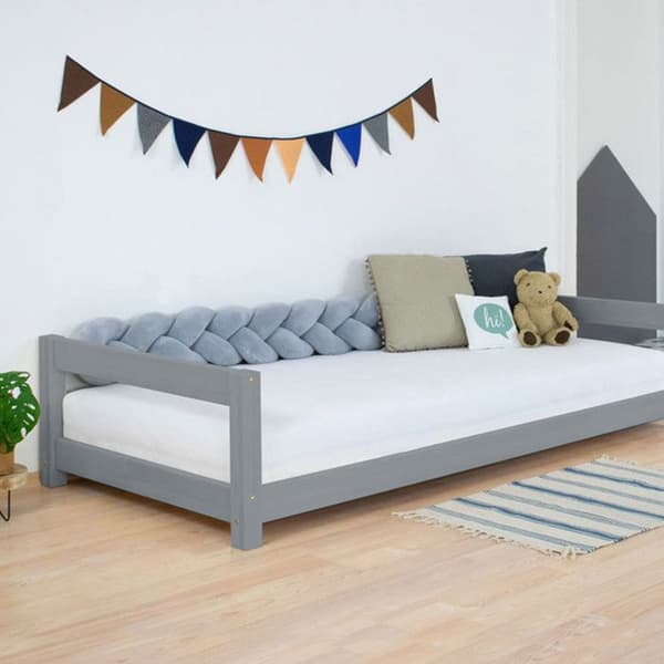 KIDDY barnsäng 90 x 190 grå