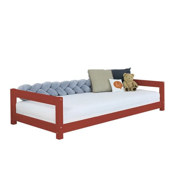 KIDDY barnsäng 90 x 200 tegelröd