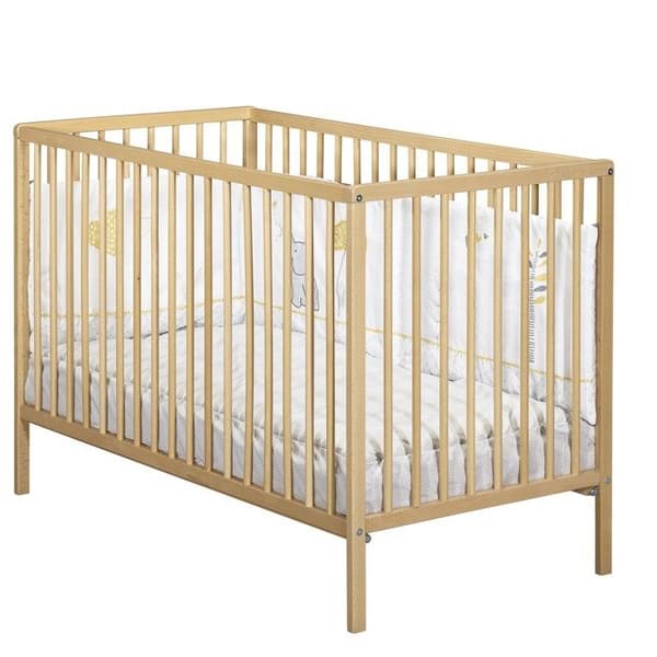 Babysäng - 120 x 60 cm - Babyprice First - Alla barer - Naturligt trä