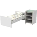 Miniatyrbild 2 av 4: Kombinerad babysäng - 120x60cm - Konvertibel till 90x190cm - Babypris först - I trä och träkant