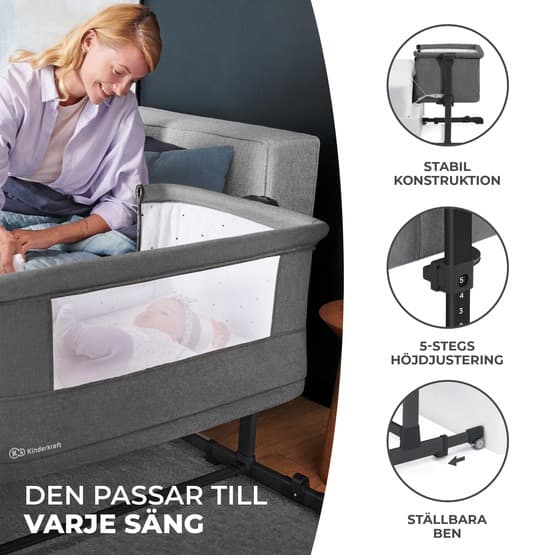 Vagga/Coo-Sleeper - Neste Grow Dark Grey