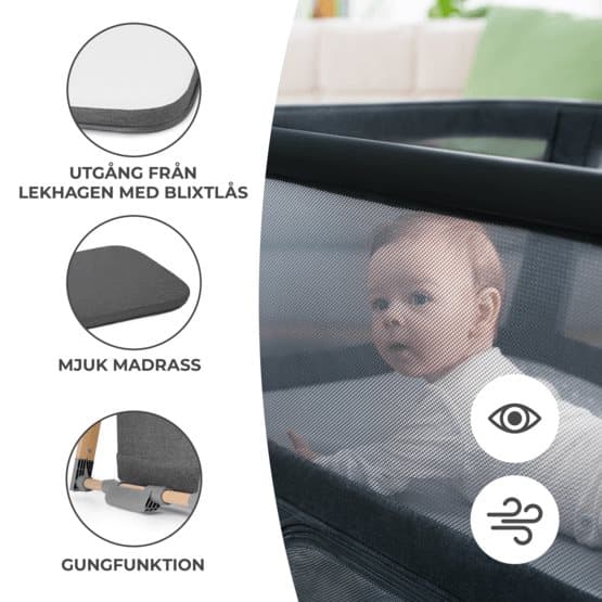 Rejseseng Sofi Grå