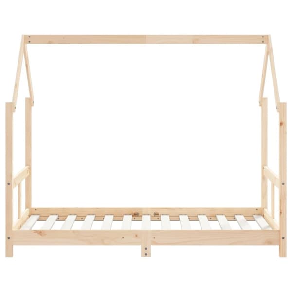 vidaXL Sängram för barnsäng 80x160 cm massiv furu -  Spjälsängar & barnsängar