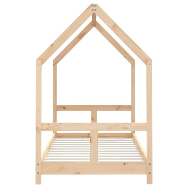 vidaXL Sängram för barnsäng 80x160 cm massiv furu -  Spjälsängar & barnsängar