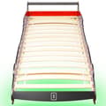 Pikkukuva 5 / 10: Matka- & lastensängyt - Living Lastensänky LED-valolla kilpa-auto 90x200 cm Punainen
