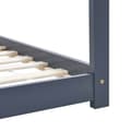 Miniatyrbillede 7 af 8: Tremmesenge & børnesenge - Living sengestel til børneseng 90 x 200 cm massivt fyrretræ grå