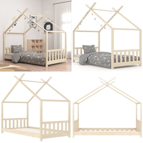 Barnsäng massiv furu 70x140 cm - Barnsäng - Barnsängar - Home & Living