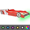 Miniatyrbild 3 av 10: LED Barnsäng racerbil 90x200 cm röd - Barnsäng - Barnsängar - Home & Living