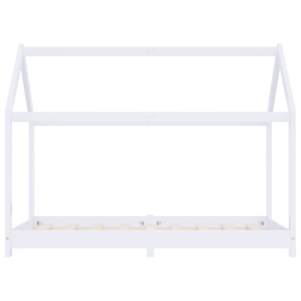 Barnsäng vit massiv furu 80x160 cm - Barnsäng - Barnsängar - Home & Living