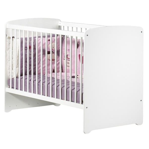 Babysäng - 120 x 60 cm - Babyprice Basic - Vitt trä