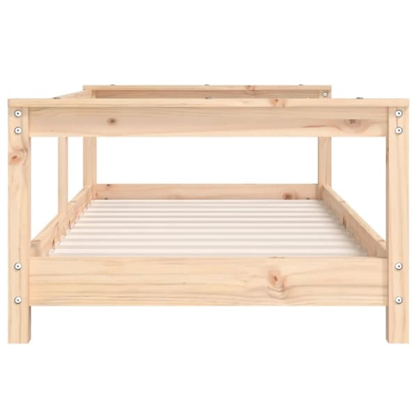 sengeramme til juniorseng 70x140 cm massivt fyrretræ