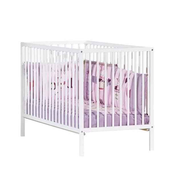 Babysäng - 120 x 60 cm - Babyprice First - Alla barer - Vitt trä
